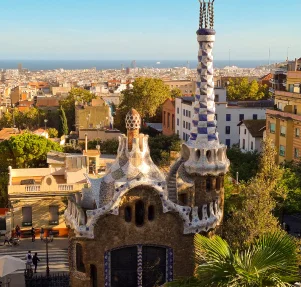 park guell entry office